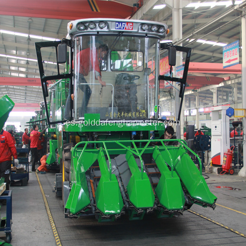 máquina de corte de maíz cosecha de maíz en la india